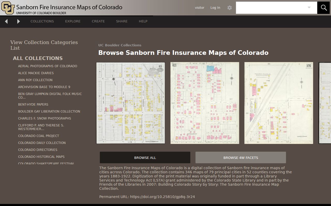 Northglenn city directory CU Sanborn historical map collection