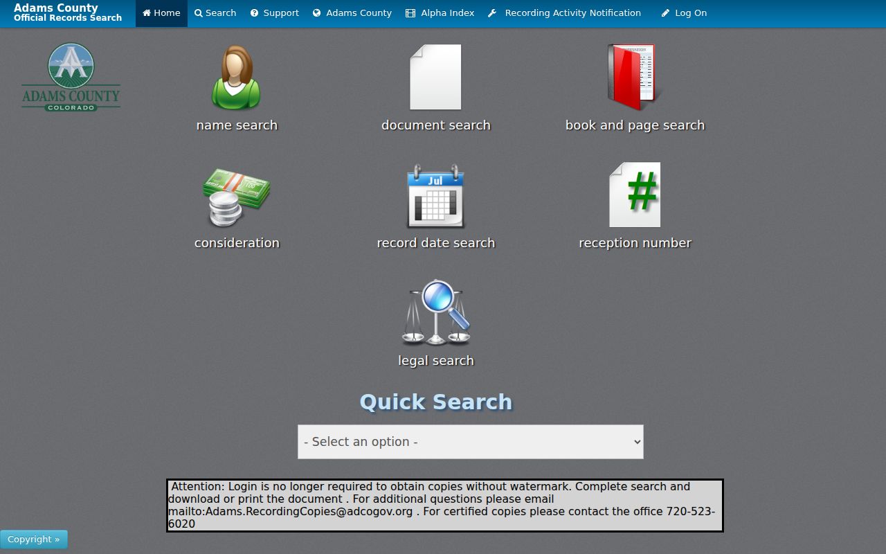 Northglenn residents directory Adams County grantor and grantee index